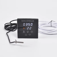 Ensemble de chauffage de sauna à vapeur sèche de conception moderne Poêle à bois massif 220V avec panneau de commande 3KW 4.5KW 6KW 9KW Options d'alimentation