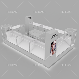 Quiosco de centro comercial de joyería de 10*15 pies para gabinete de escaparate de joyería de gama alta para colocar anillos de joyería de moda - Product Image 4