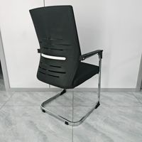 Chaise ergonomique en maille minimaliste moderne et confortable, en forme d'arc, avec structure métallique, pour la maison, le bureau et les dortoirs – Mobilier de bureau