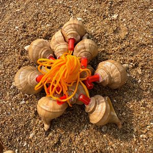 Fischietto in Conchiglia Naturale, Corno di Conchiglia Fatto a Mano per Esibizioni Musicali, Attività all'Aperto, Feste a Tema Spiaggia, Decorazioni per Matrimoni - Product Image 1