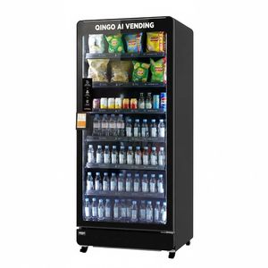 Máquina Expendedora QINGO con Pantalla Táctil, Sin Efectivo, Combinación de Bebidas y Snacks, Refrigerador Inteligente Comercial, Habilitado para SDK, Acero Inoxidable, 580L - Product Image 1