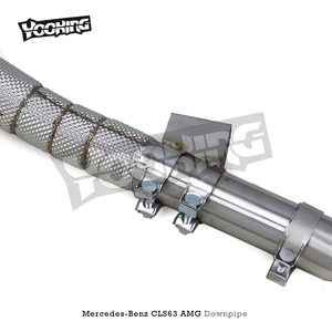 YK Heat Shield Exhaust <strong>Pipe</strong> in Stock for Mercedes-Benz CLS63 AMG W218/E63 W212 5.5T 2007-2017 <strong>Straight</strong>-through Exhaust Downpipe - Product Image 3