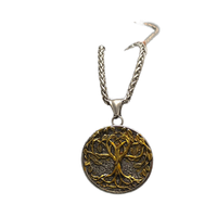 Pendentif vintage au charme nordique, amulette ronde, collier rond, bijoux rétro nordiques pour hommes et femmes
