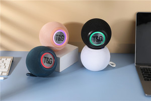 มินิแบบพกพาลําโพงไร้สายที่มีสีสัน RGB ผ้า TF การ์ด USB เล่นซับวูฟเฟอร์วิทยุ FM Aux 3.5 มม.อินพุต <span class=keywords><strong>TG337</strong></span> - Product Image 5