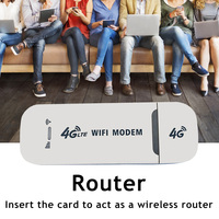 Modem USB 4G LTE Harga Terjangkau, Kartu Jaringan 150Mbps, Adaptor 4G LTE, Kartu Jaringan USB Nirkabel, Modem WiFi untuk Pasar Asia