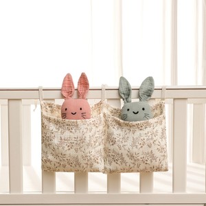 Organizer per Culla in Puro Cotone Multiuso con Cordoncini Regolabili per Conservazione e Organizzazione nel Camerino - Product Image 4