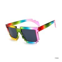 DL LUNETTES Vente à chaud Lunettes de soleil arc-en-ciel personnalisées à la mode Lunettes de soleil à monture colorée 2024 Nuances de marque de créateur bon marché