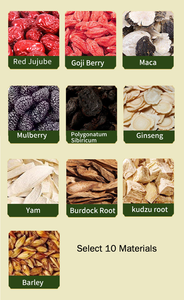 Té de Ginseng Orgánico Diez Tesoros, Té Herbal Chino Nutritivo para el Riñón, Infusión para la Fertilidad y Mejora Masculina - Product Image 4