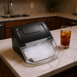 Máquina de Hielo para Barra de Bar en Casa, 33 Libras/24 Horas, Autolimpiable, con Cesta y Pala - Product Image 2