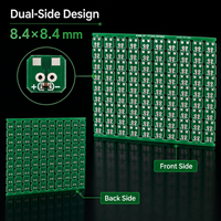 Module PCB à lumière blanche ZhonNa 8,4x8,4 mm pour instruments, équipement d'analyse, pièces de rechange, composants électroniques, accessoires