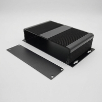 Servicios de Fabricación de Chapa Metálica Personalizada, Carcasa de Disipador de Calor de Aluminio de Diseño Dividido para Enrutador de Control Industrial y Amplificador