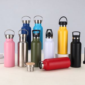 Custom Large Capacity Thermos Portable Outdoor Sports Double-Layer Vacuum Insulated Hand-Held Water <b>Bottle</b> Flask - Product Image 2