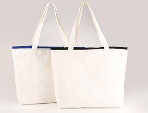 Sac fourre-tout en toile vierge en gros, réutilisable, écologique, pour vêtements, avec logo personnalisé, impression sérigraphique - Product Image 3