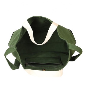Bolso de mano de tela de algodón ecológico de gran capacidad nueva moda BLY mujeres/hombres ajustable correa cruzada para el cuerpo asas de almohada abiertas - Product Image 3
