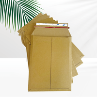 Échantillon gratuit, logo personnalisé, enveloppe postale en carton ondulé pour le commerce électronique, enveloppe d'expédition écologique avec ruban adhésif double face