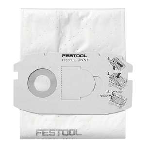 Bolsa de filtro FESTOOL - 498410 SELFCLEAN SC MINI (5 uds.) -EAN 4014549164259 ACCESORIOS HERRAMIENTAS ELÉCTRICAS - Product Image 1