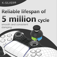 Nouvelle manette de jeu SYYTECH K-Silver JT13-005, réglable 30-80gf, amortissement TMR, joystick pour PS5 PS4 Xbox NS Pro Accessoires