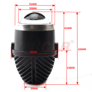 Ô Tô Ánh Sáng Trang Bị Thêm Bộ Phận Iphcar 2 Inch Sương Mù Chiếu Với Cao/Thấp Chùm Màu Xanh Ống Kính Với Phổ Khung - Product Image 2