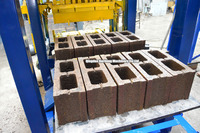 Machine de fabrication de briques, QT4-24 blocs, béton, mini briques, usine de chine,