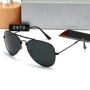 Gafas de Sol Plegables con Marco de Metal y Lentes de Cristal, Diseño Personalizado con Logotipo, Moda 2026 - Product Image 1