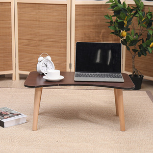 Nordic Style Wooden Coffee Table Modern Minimalist Living Room Office Desk Tatami Design Small Apartment Use - Product Image 4