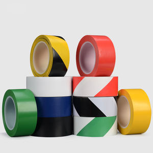 5S industriel PVC simple face ruban de marquage au <span class=keywords><strong>sol</strong></span> <span class=keywords><strong>rouleau</strong></span> <span class=keywords><strong>Jumbo</strong></span> caoutchouc sensible à la pression bleu blanc <span class=keywords><strong>vinyle</strong></span> coloré pour une utilisation d'avertissement - Product Image 5