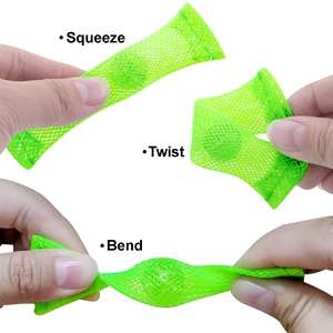 Rete di Nylon tubo di marmo Fidget giocattolo per adulti e bambini con ADHD aggiungere OCD autismo-messa a fuoco che migliora la novità giocattolo <span class=keywords><strong>Gag</strong></span> - Product Image 4