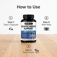 Capsules OEM pour le nerf sciatique, acide alpha-lipoïque, curcuma, suppléments pour la mobilité et la flexibilité, capsules pour le nerf sciatique