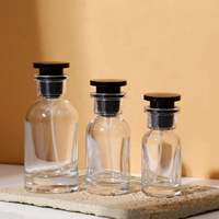 Botella de Perfume de Vidrio Premium, Botella de Spray Vacía Portátil Recargable para Viaje, 30ml, 50ml, 100ml, Botella de Vidrio para Cosméticos