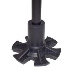 Canne de marche télescopique pliable légère en alliage d'aluminium noir pour personnes âgées, bâton de randonnée - Product Image 3
