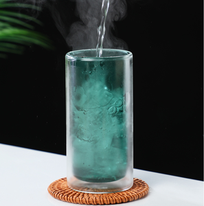 Double Walled Latte Glasses for Cold or Hot Drink,Grey Borosilicate Glass Tea Coffee <strong>Cups</strong>,Insulated Drinking Glasses for <strong>Espress</strong> - Product Image 4