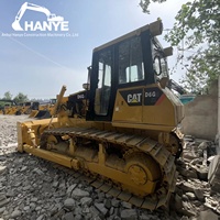 Bulldozer sur chenilles d'occasion CAT D6G, Caterpillar D6G d'origine japonaise avec ripper pour le nivellement des terrains et les travaux de terrassement