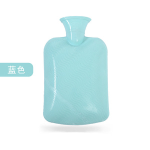 Plush PVC water-filled hot water bottle with rabbit design, thickened warm water bottle, winter heat compress, waist warmer, - Product Image 2