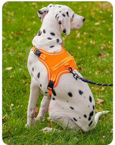 Arnés táctico para perros personalizado, ligero, sin tirones, reflectante, arnés para mascotas, arnés de entrenamiento transpirable para perros grandes - Product Image 4