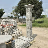 Colonne romaine en plastique de style européen Piliers de maison Designs Décoration de jardin Moules en plâtre pour villas