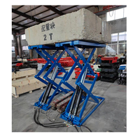 Équipement de garage 3500kg cric hydraulique auto voiture ascenseur double ciseaux pour les ventes