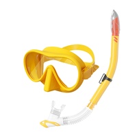 Logo OEM Nouvel ensemble de plongée en apnée en silicone avec lunettes de plongée et masque Équipement de plongée sous-marine avec lentilles en verre