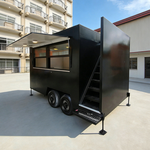 Remolque de Comida Comercial en Venta |   Camión de Café y Helados Móvil con Equipamiento de Cocina Completo, Camioneta de Comida Rápida para Exteriores - Product Image 4
