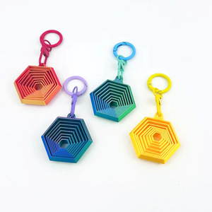 PLA FAB Jouet de décompression hexagonal fractal anti-stress en plastique imprimé en 3D, à suspendre, pour le commerce transfrontalier - Product Image 3
