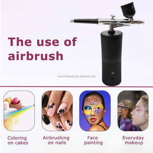 Kit d'aérographe portable sans fil OEM ODM avec compresseur d'aérographe pour machine de beauté, tatouages, peinture de modèles, maquillage, ongles, barbier - Product Image 6