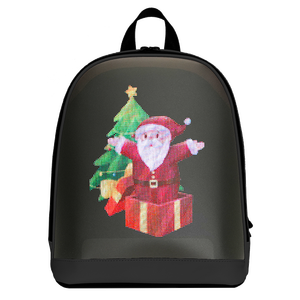 [ÉPUISÉ] Sac à dos intelligent LED LOY T7 noir avec écran pour homme, idéal pour le travail, le collège, la publicité urbaine et les voyages - Product Image 1