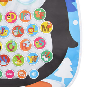Trẻ em tương tác chim cánh cụt Bảng chữ cái thư tường biểu đồ nói chuyện abcs âm nhạc Áp phích trẻ mới biết đi Bảng chữ cái đồ chơi học tập - Product Image 4