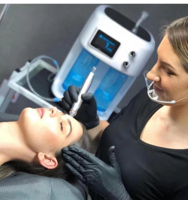 Hydra Skin Hydro Facial Beauty Machine with Oxygen Jet Peel Acne Treatment & Whitening Deep Cleansing Home Use Device