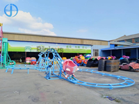 Mini-roller coaster non motorisé pour enfants, équipement de parc d'attractions extérieur à prix abordable, en promotion