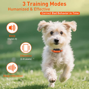 <span class=keywords><strong>Collar</strong></span> de Adiestramiento para Perros Personalizable con Alcance de 3300 Pies, Resistente al Agua, con Sonido, Vibración y Descarga Eléctrica, con Control Remoto para Perros de Todos los Tamaños - Product Image 3