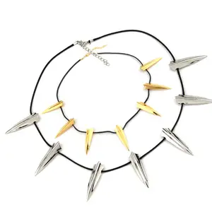 Collar de la Película Los <span class=keywords><strong>Vengadores</strong></span>: Pantera Negra, Rey de Wakanda, T'Challa, Collar Gargantilla Gótico para Hombre, 7 Garras - Product Image 1