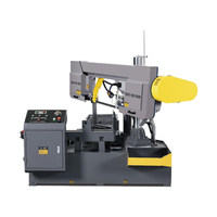Scie à ruban horizontale à coupe rotative semi-automatique pour métaux Nouvelle condition Méthode de tension manuelle pour la coupe d'angle
