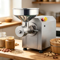 Machine automatique électrique pour broyer les cacahuètes, les pistaches, les fèves de cacao, machine à raffiner le chocolat, machine de transformation des noix