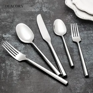 Promotional Silver Cutlery Set Stainless Steel Flatware Set Medieval Cutlery Tableware Dinnerware Set Vintage Cutlery For Hotel