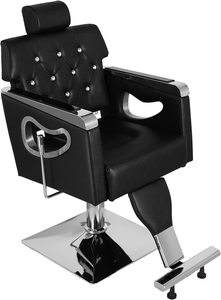 Factory <strong>Cheap</strong> Black Leather Haircut <strong>Styling</strong> <strong>Chair</strong> Metal <strong>Barber</strong> <strong>Chair</strong> Hydraulic Hair <strong>Chair</strong> for Salon Furniture - Product Image 2
